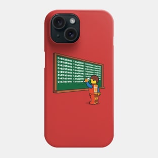 Awesome chalkboard Phone Case