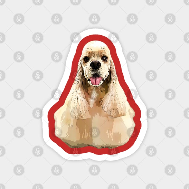 American Cocker Spaniel Beauty! Magnet by ElegantCat