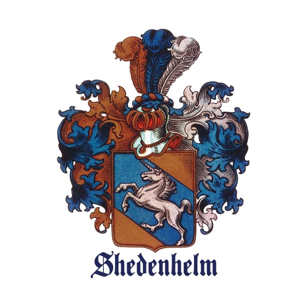 Shedenhelm Family Crest (with name) by Shedenhelm