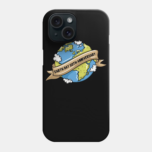 Earth Day 50th Anniversary Phone Case by LetsBeginDesigns