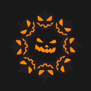 Circle of Jack-O-Lanterns T-Shirt