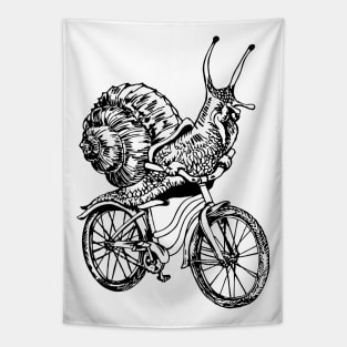 SEEMBO Snail Cycling Bicycle Cyclist Bicycling Bike Biker Tapestry