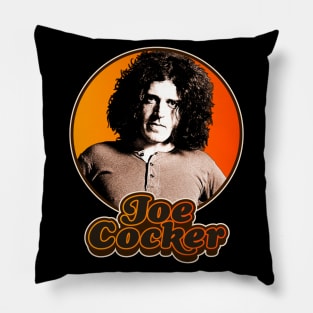 Retro Joe Cocker Tribute Pillow