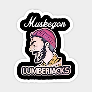 Muskegon Lumberjacks Hockey Magnet