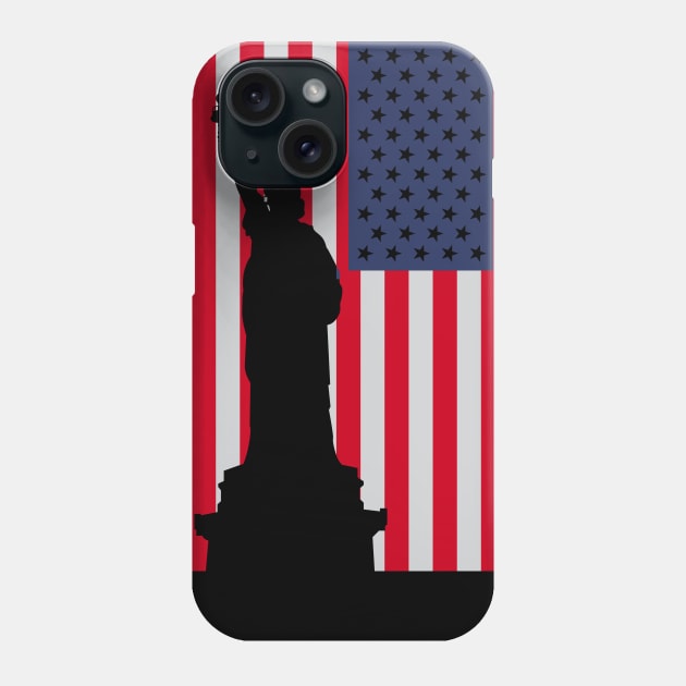 liberty of usa Phone Case by s4rt4