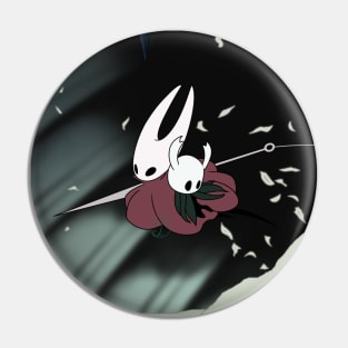 Hollow Knight Hornet and Little Ghost Pin