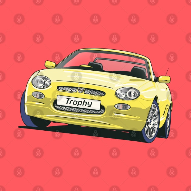 MG Rover MGF Trophy Yellow by Webazoot