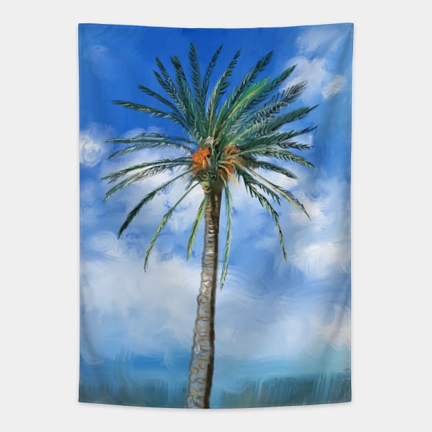 Palm tree Tapestry by Mimie20