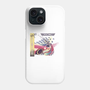 Faded Racing Tee Phone Case