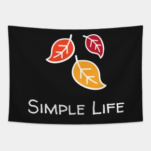 Simple Life - Autumn Leaves Tapestry