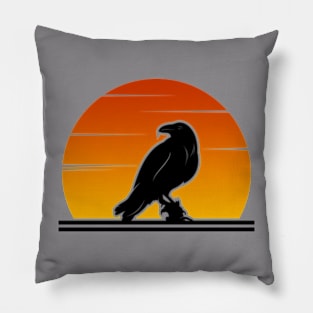 black raven Pillow