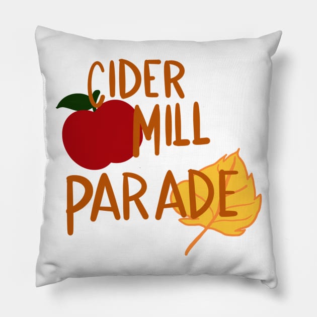 Cider Mill Parade Gilmore Girls Inspired Pillow by LetThemDrinkCosmos