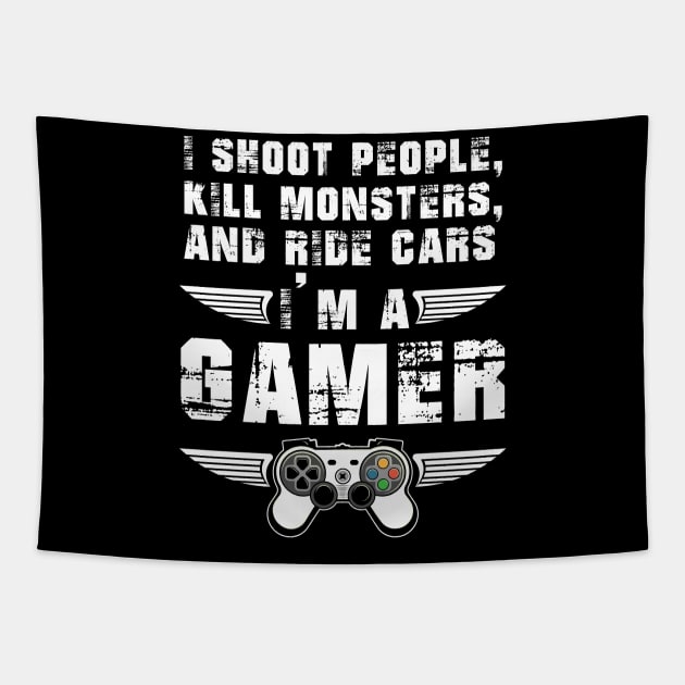 I'm A Gamer - Gamer Tapestry by mounier