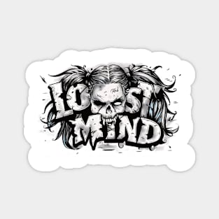 Lost Mind lady Graphic T-shirt 02 Magnet