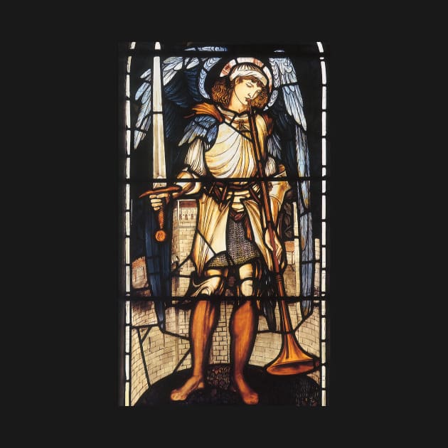 Saint Michael by Sir Edward Coley Burne-Jones by MasterpieceCafe