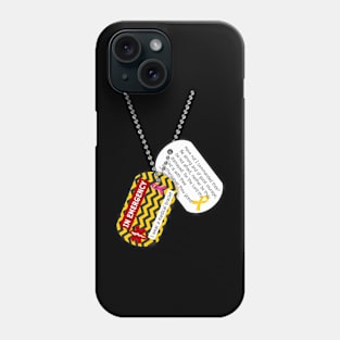 dog tags medical id Phone Case