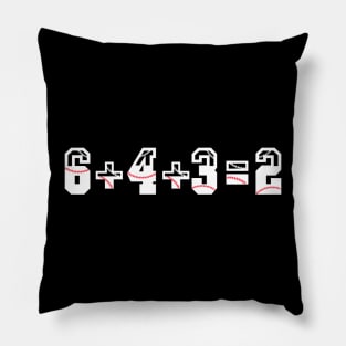 6432 Baseball double Play Pillow