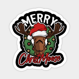 Merry Christmoose Magnet