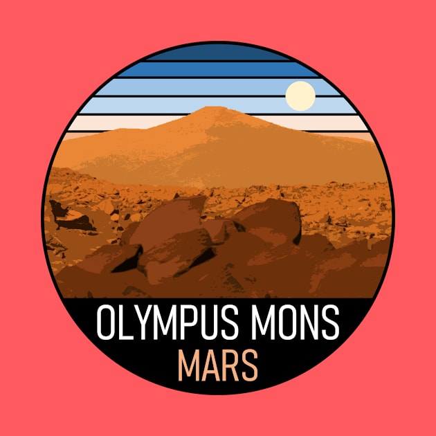 Olympus Mons Mars Vintage Ad by IORS