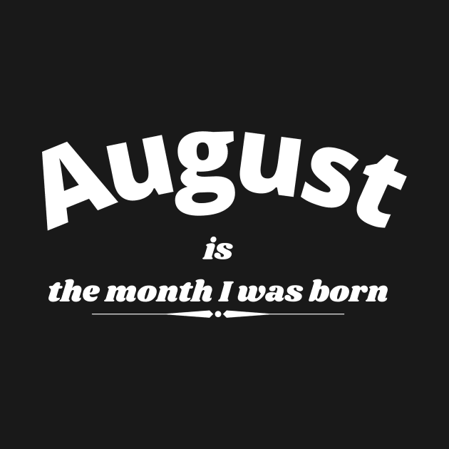 August birthday by MAU_Design