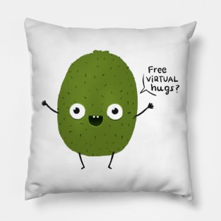 Free virtual hugs Pillow