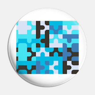 Geometric abstract pattern Pin