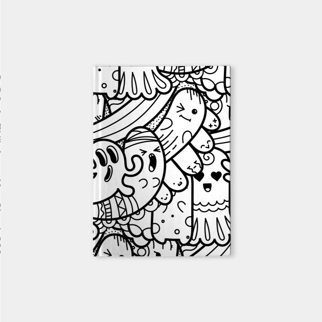 Cute Doodle Art Doodle Notebook Teepublic