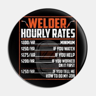 Welder Hourly Rates Funny Welding Quotes Pin