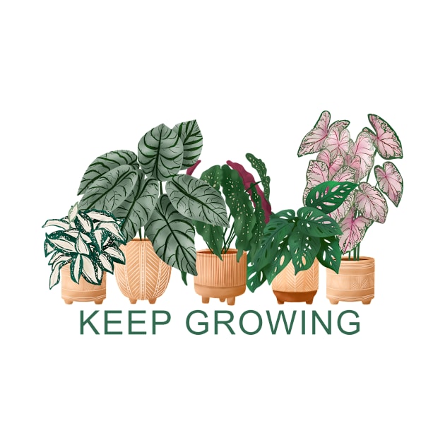 Keep Growing Plant illustration by Gush Art Studio 1
