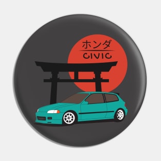 Civic eg6 illustration Pin