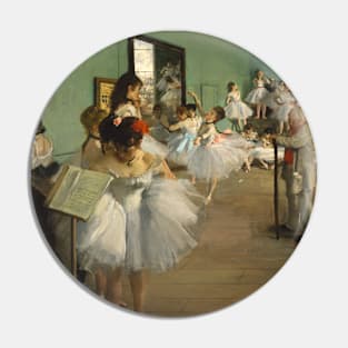 The Dance Class by Edgar Degas Pin