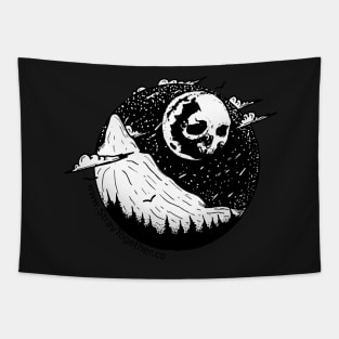 Skull Moon Tapestry