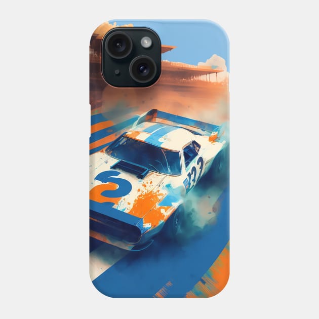 Retro Racer Phone Case by DavidLoblaw