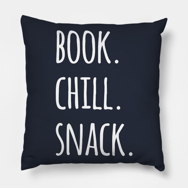 Nerd Squad Book Chill Snack Pillow by notami