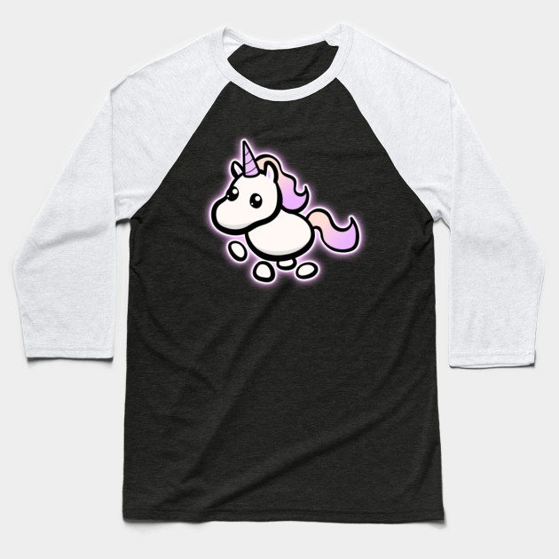Adopt Me Neon Unicorn Adopt Me Unicorn Baseball T Shirt