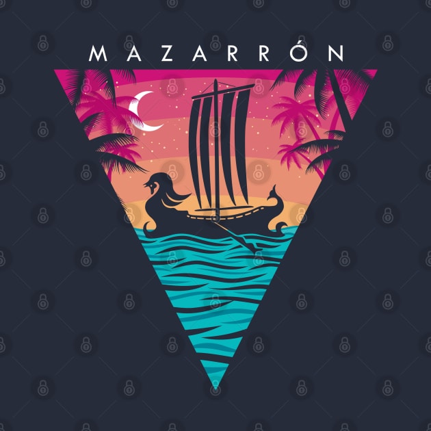 Phoenician Boats - Triangular Emblem by mazarronsouvenirs