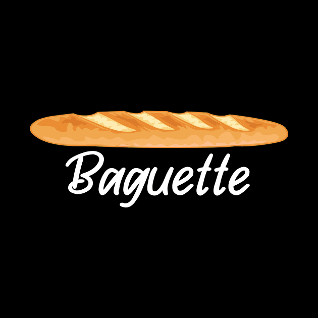 Baguette - I love Baguettes - French Baguette by TheInkElephant