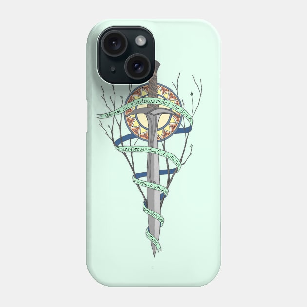 Above All Shadows Phone Case by quakeandquiver