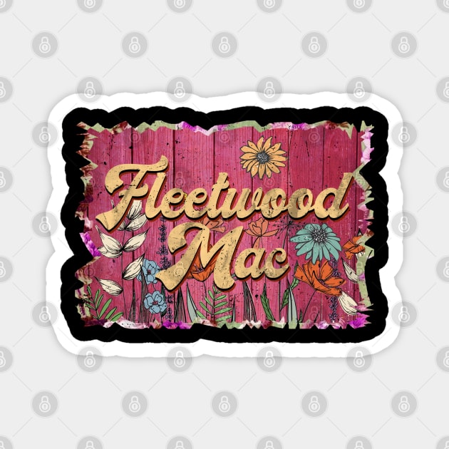 Classic Mac Personalized Flowers Proud Name Magnet by Friday The 13th