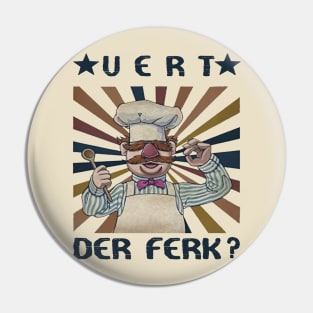 vert der ferk vintage Pin