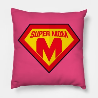 Superhero Super Mom Tee for Mother's Day or Mom's Birthday Pillow