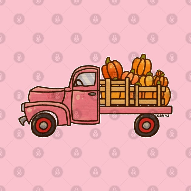 Pickup A Pumpkin! (Pink Version) by Jan Grackle