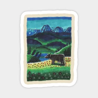 Alpine Meadow Magnet