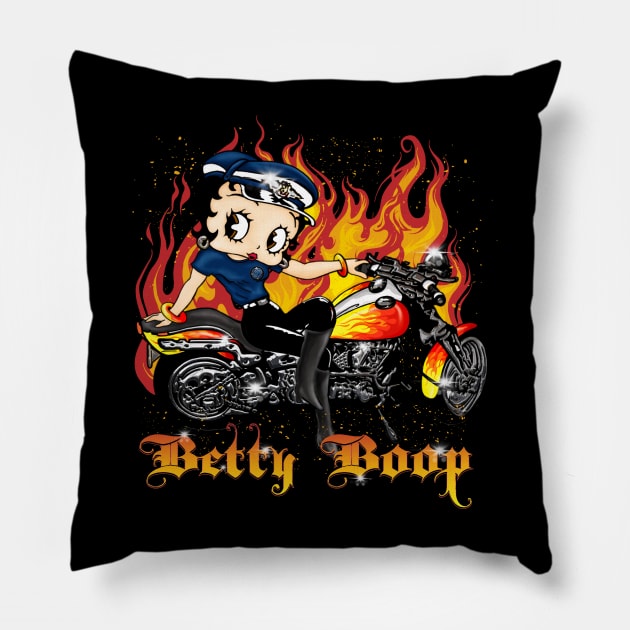 betty boop Pillow by Pittih
