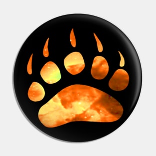 Galaxy Bear Paw Pin