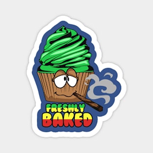 FRESHLY BAKED CANNABIS MARIJUANA 420 CUPCAKE Magnet