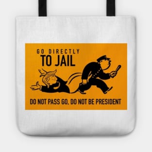 Trump Go To Jail Monopoly Tote