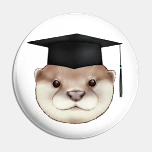 Graduation otter Pin