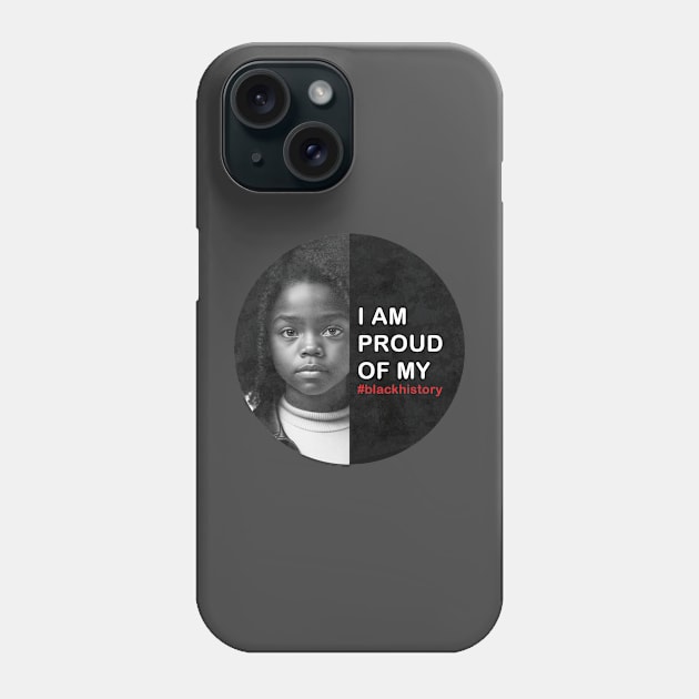 Girl Black History | Black History Month | Black Lives Matter | Juneteenth | Black Pride Phone Case by JGodvliet