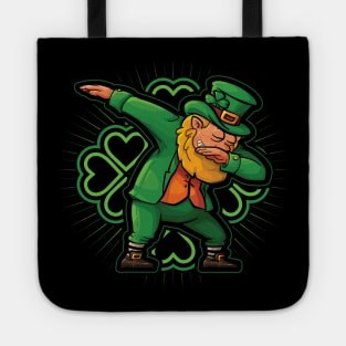 Dabbing Leprechaun Funny Dab St Patricks Day Tote